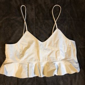 Peplum crop top